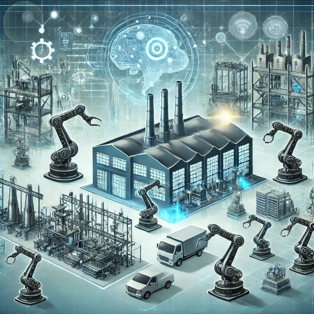 Automating Manufacturing with AI: Smart Factories and Industrial Equipment