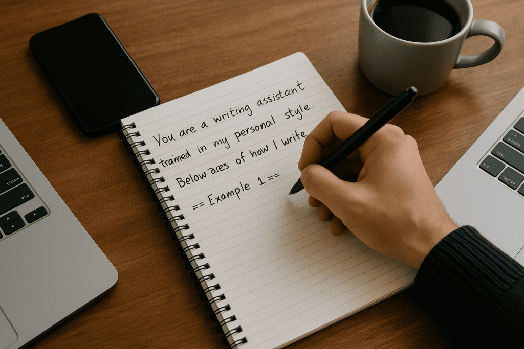 Mastering Your Voice: How to Create Prompts That Teach AI Your Writing Style