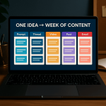 Prompt-to-Product: A System to Turn One Idea into a Week of Cross-Channel Content