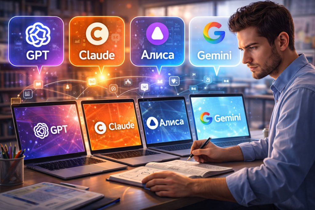 GPT, Claude, Alice, and Gemini: Comparing the AI Giants