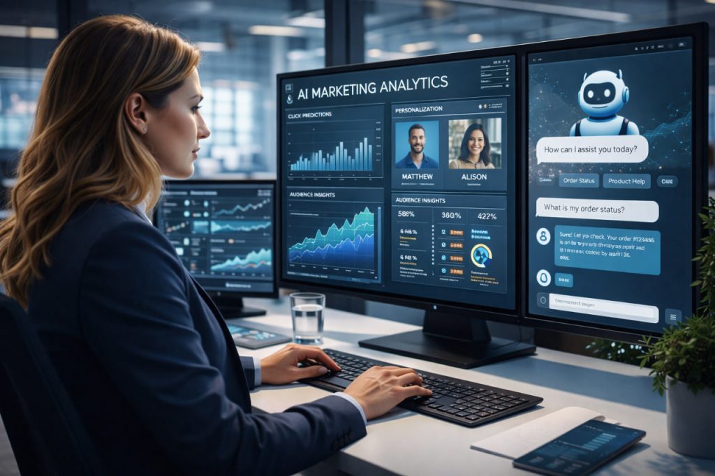 AI in Marketing: Personalization, Click Prediction, and Chatbots for Customer Support