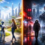 Dystopias and Utopias: How Cinema and Literature Imagine a Future with AI