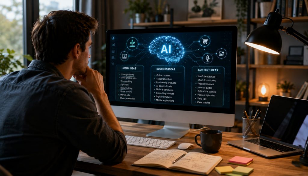 AI Idea Generation for Hobbies, Business, and Content Creation: A Complete Practical Guide